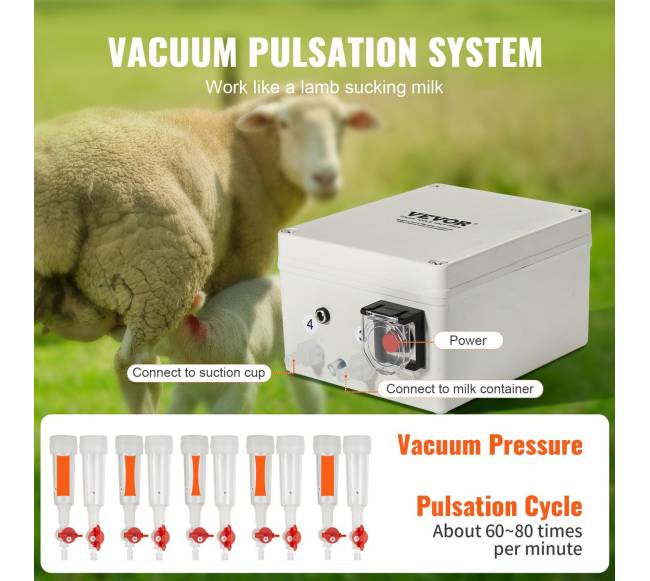 Ožkų melžimo aparatas 3 L nerūdijojo plieno kibiras3