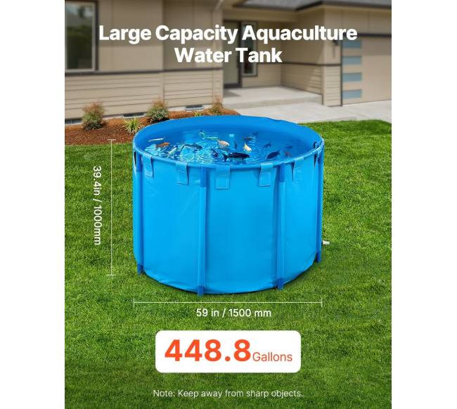 Audinio žuvų tvenkinys, 1700 l, sulankstomas1