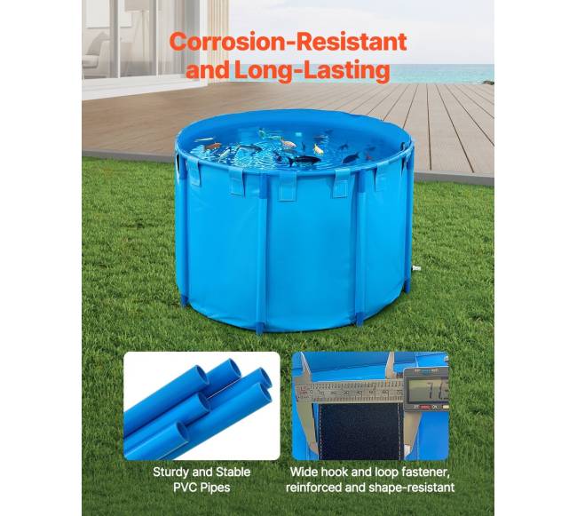 Audinio žuvų tvenkinys, 1700 l, sulankstomas3