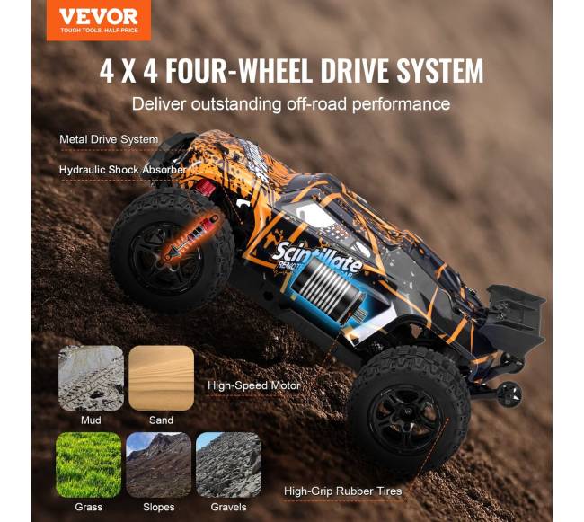 Nuotoliniu būdu valdomas automobilis 1:10 vaikams1