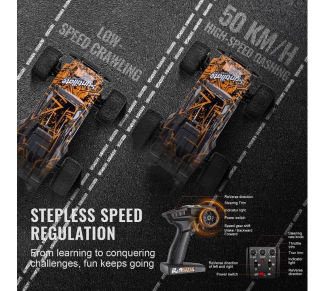 Nuotoliniu būdu valdomas automobilis 1:10 vaikams3