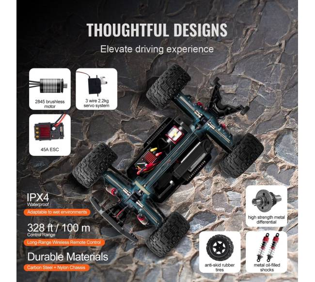 Nuotoliniu būdu valdomas automobilis 1:10 vaikams5