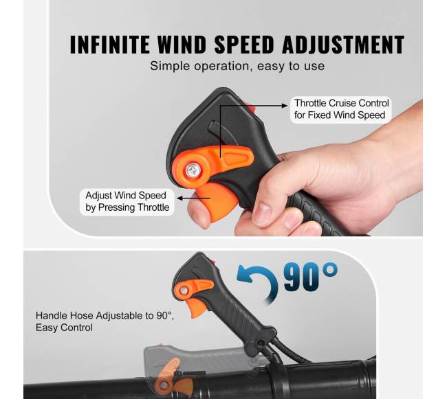 Kuprinės tipas lapų pūstuvas 52CC 2-taktis3