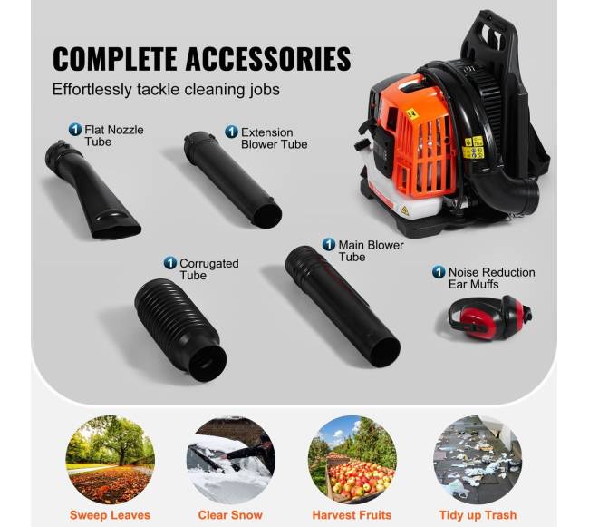 Kuprinės tipas lapų pūstuvas 52CC 2-taktis5