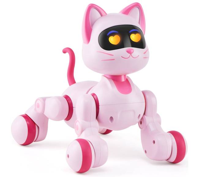 Kalbantis robotas - katė vaikams0