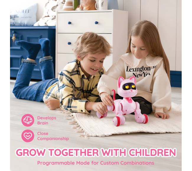 Kalbantis robotas - katė vaikams4