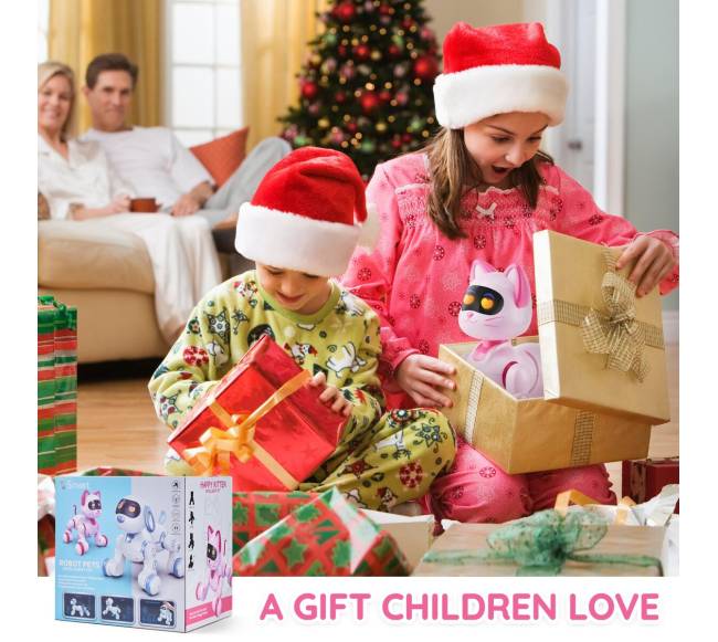 Kalbantis robotas - katė vaikams6