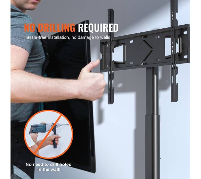 Reguliuojamas TV stovas su pasukama atrama4