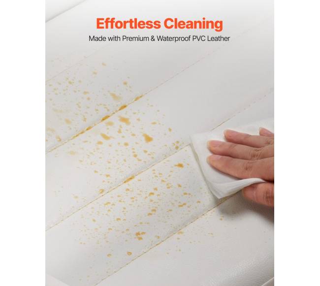 Baltos valgomojo kėdės su paminkštinimu, 6 vnt.3