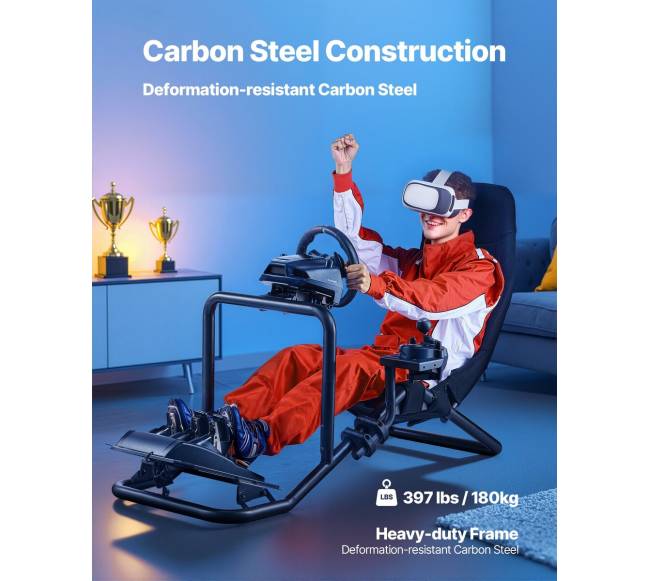 Lenktynių vairo stovas su integruota kabina2