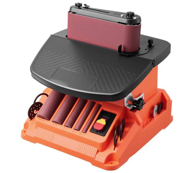 Osciliuojanti diržinė ir velenė sanderis0