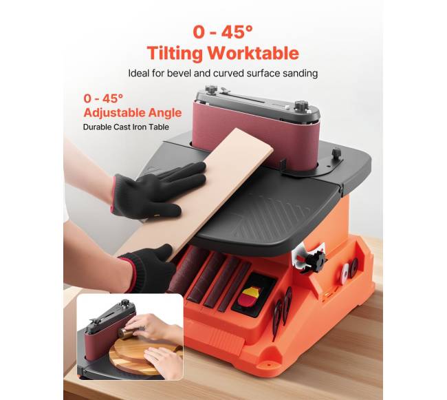 Osciliuojanti diržinė ir velenė sanderis2