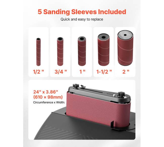 Osciliuojanti diržinė ir velenė sanderis4