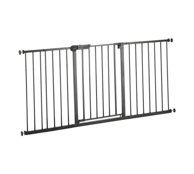 Vaikų ir šunų varteliai, reguliuojamo pločio, juodi9
