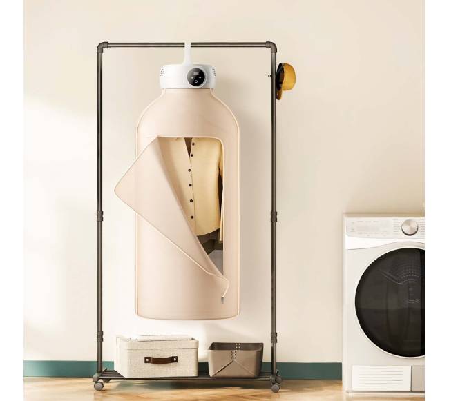 Nešiojama drabužių džiovyklė su PTC šildymu ir LED ekranu7