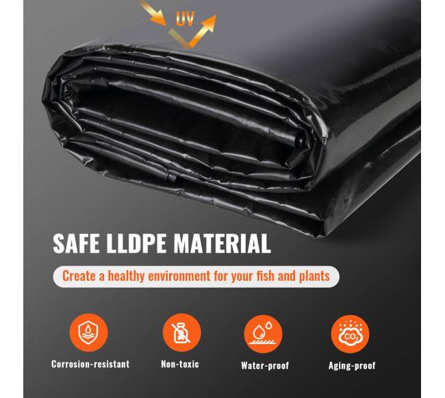 Tvenkinio danga 3 x 3.9 m, lanksti LLDPE2