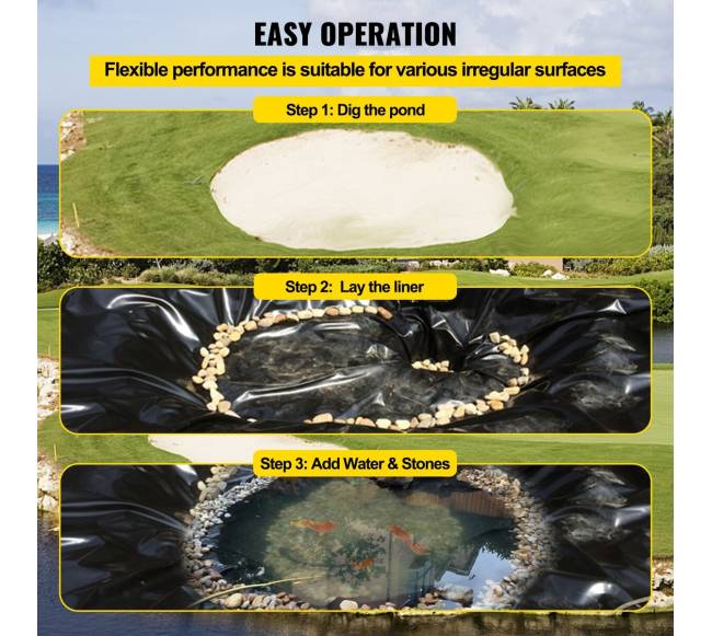 lldpe tvenkinio dangtis 6x7,6 m 0,5 mm3