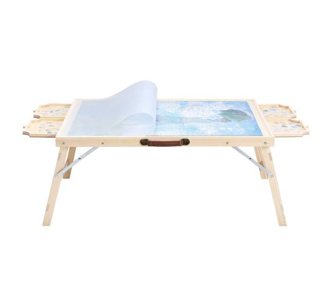 1500 dalių dėlionių lenta su sulankstomomis kojomis8