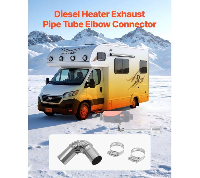 Išmetimo vamzdžio alkūnė dyzeliniams šildytuvams1