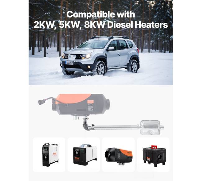 Išmetimo vamzdžio alkūnė dyzeliniams šildytuvams2