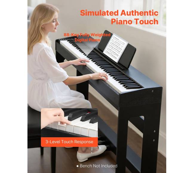 Elektrinis pianinas su 88 klavišais1