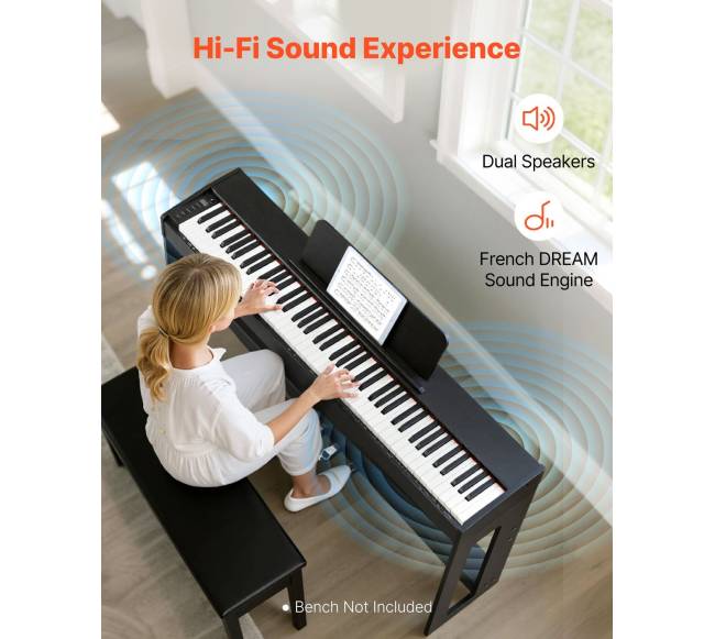 Elektrinis pianinas su 88 klavišais2