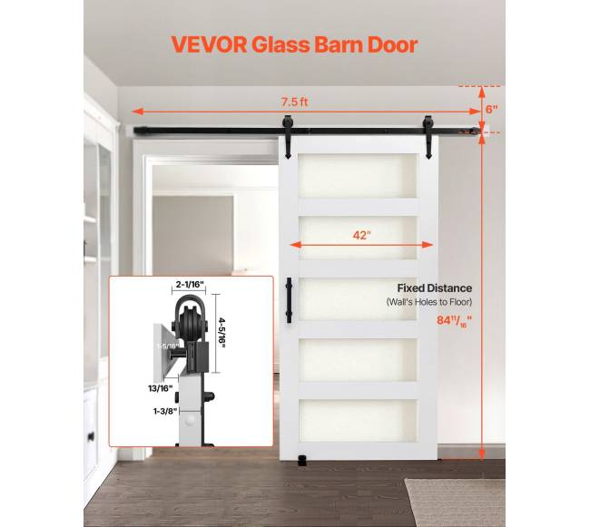 Stumdomos durys su MDF ir stiklu1