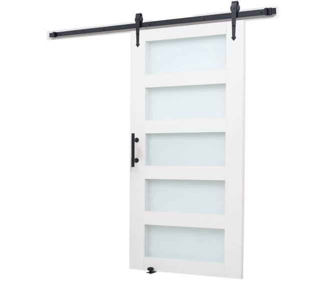 Stumdomos durys su MDF ir stiklu9