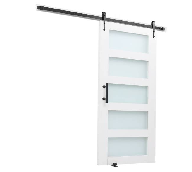 Stumdomos durys su MDF ir stiklu10