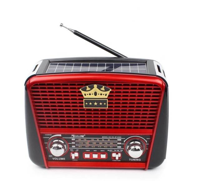 Radijo imtuvas su saules...