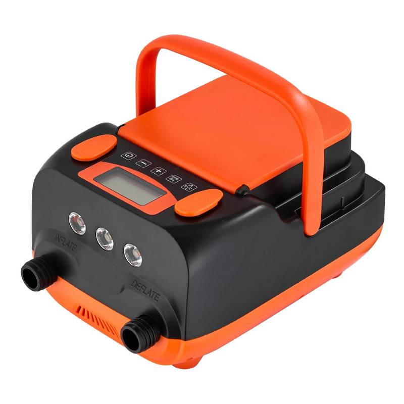 Įkraunamas ir nešiojamas pompa su 20 PSI ir LED0