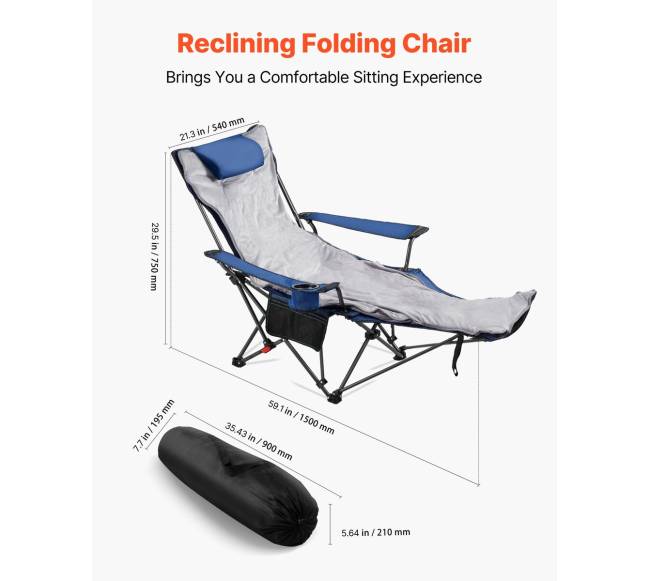 Sulankstoma gulimoji kėdė su porankiais1