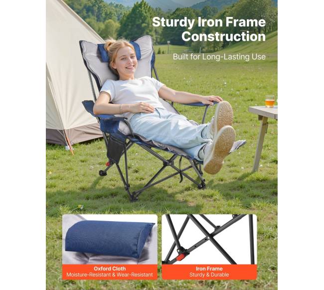 Sulankstoma gulimoji kėdė su porankiais2