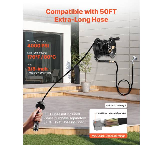 Aukšto slėgio plovimo žarnos ritė4