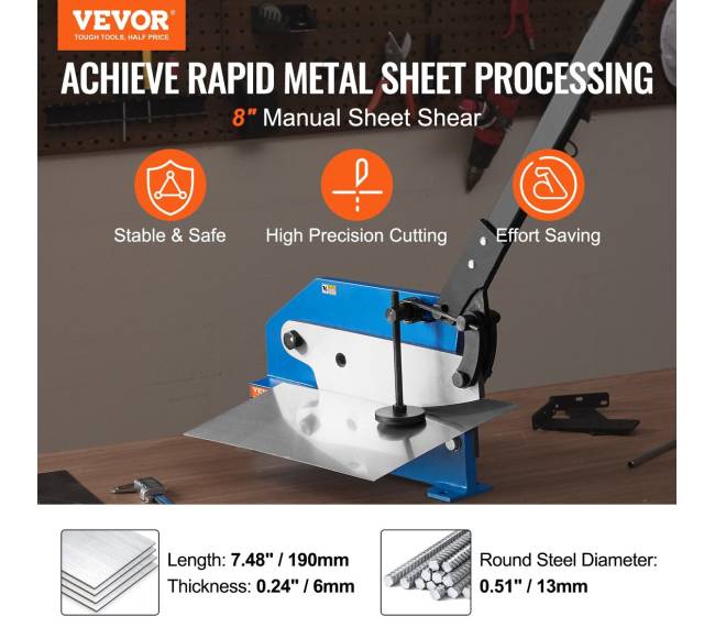 Rankinis metalinis pjaustiklis HS-8 darbastalis1