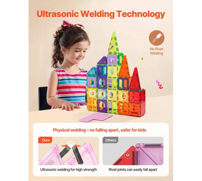 Magnetiniai vaikų konstravimo blokai, 180 vnt.1