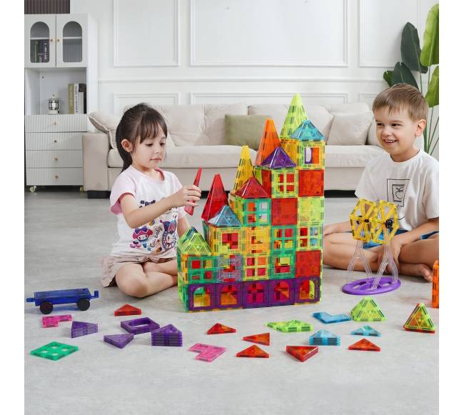 Magnetiniai vaikų konstravimo blokai, 180 vnt.7