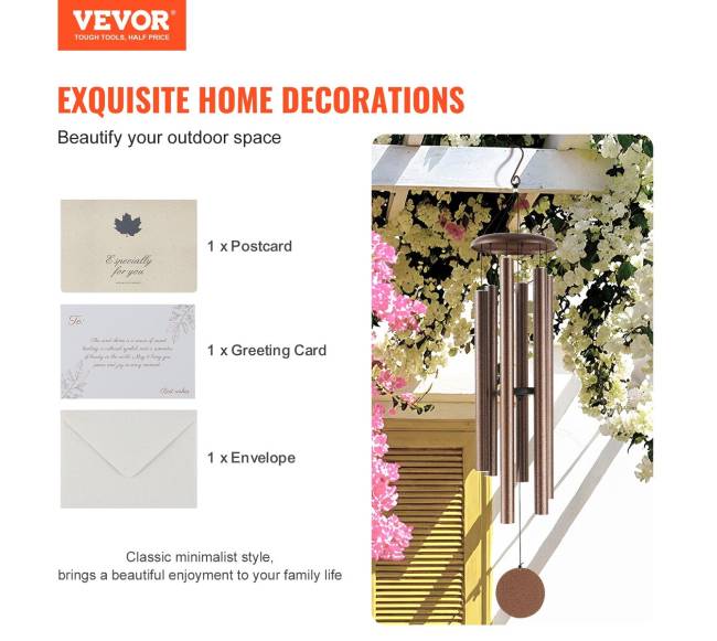 Vėjo varpeliai išoriniam naudojimui 1270 mm6