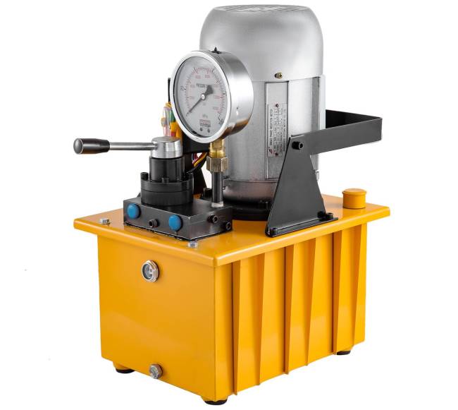 Elektrinė hidraulinė pompa su rankiniu vožtuvu9