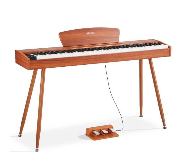 Elektrinis pianinas 88 klavišų, medinis korpusas9