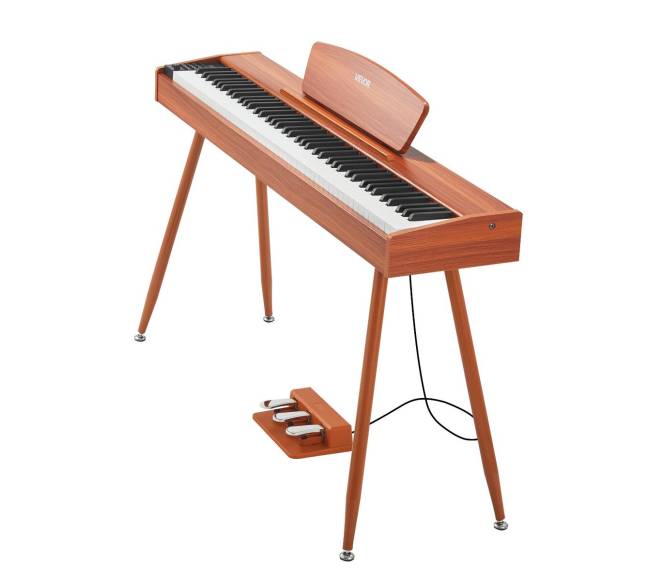 Elektrinis pianinas 88 klavišų, medinis korpusas10