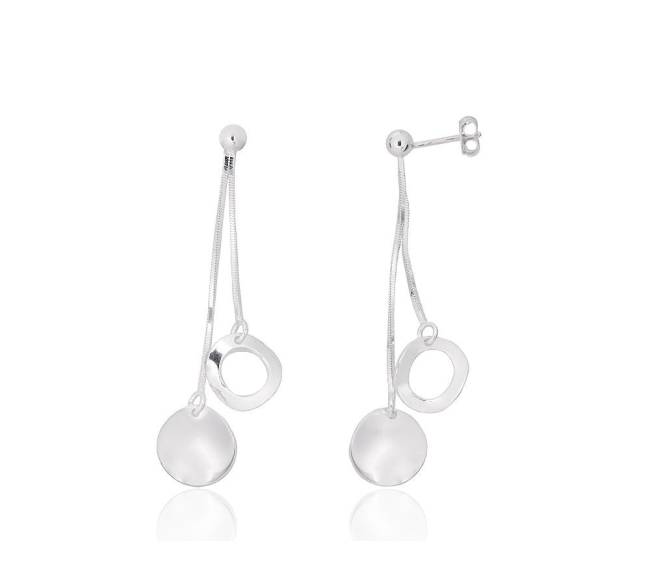 Sidabriniai auskarai –pusetai0