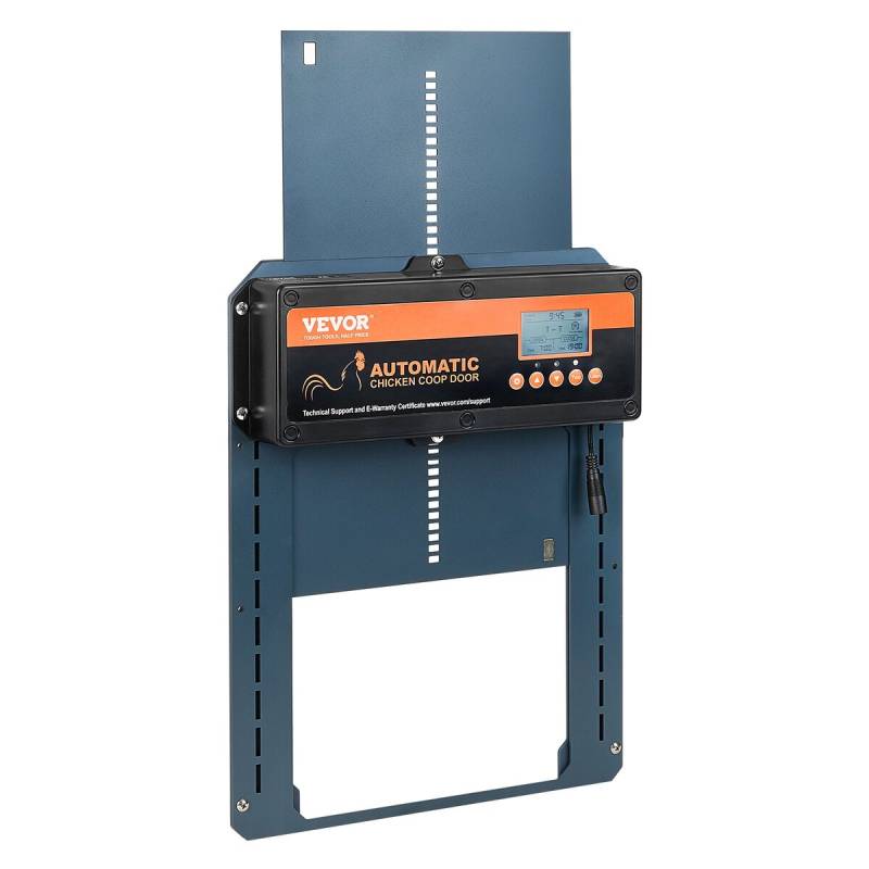 Automatinės vištidės durelės su laikmačiu ir šviesos jutikliu0