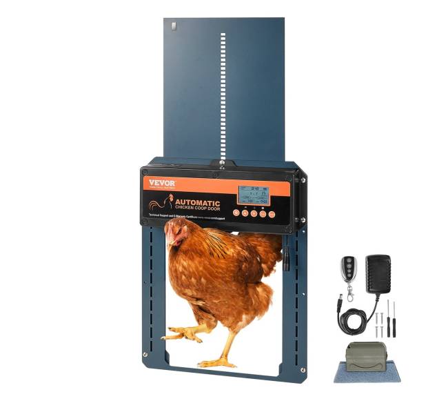 Automatinės vištidės durelės su laikmačiu ir šviesos jutikliu8