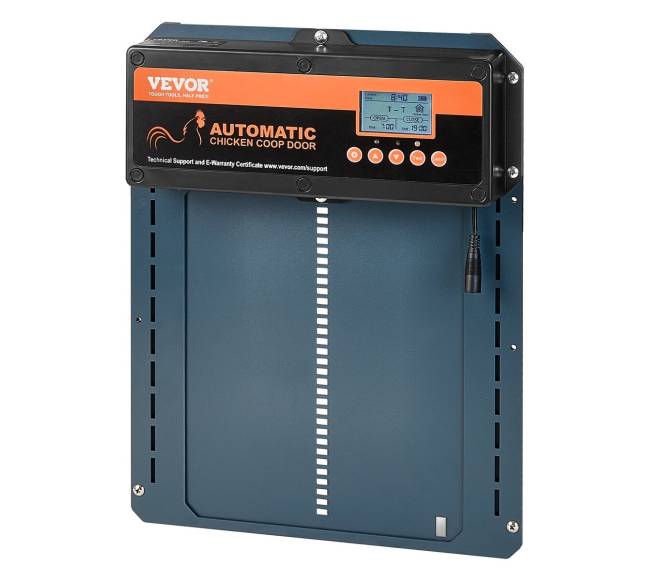 Automatinės vištidės durelės su laikmačiu ir šviesos jutikliu9