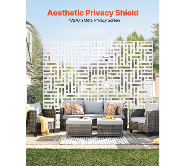 Metalinė privatumo tvorelė lauko erdvėms1