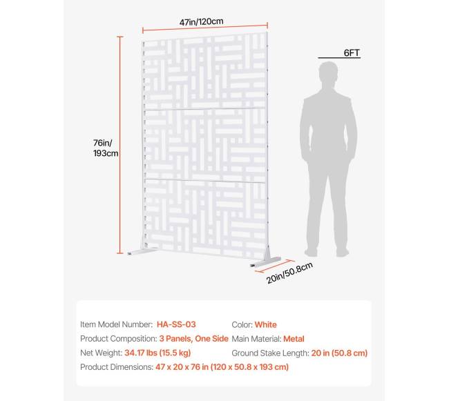Metalinė privatumo tvorelė lauko erdvėms6