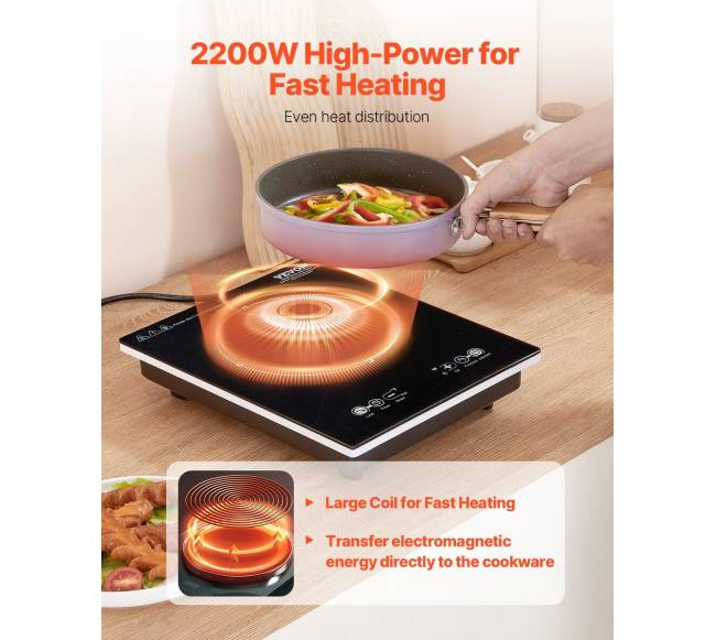 Nešiojama indukcinė kaitlentė 2200W1