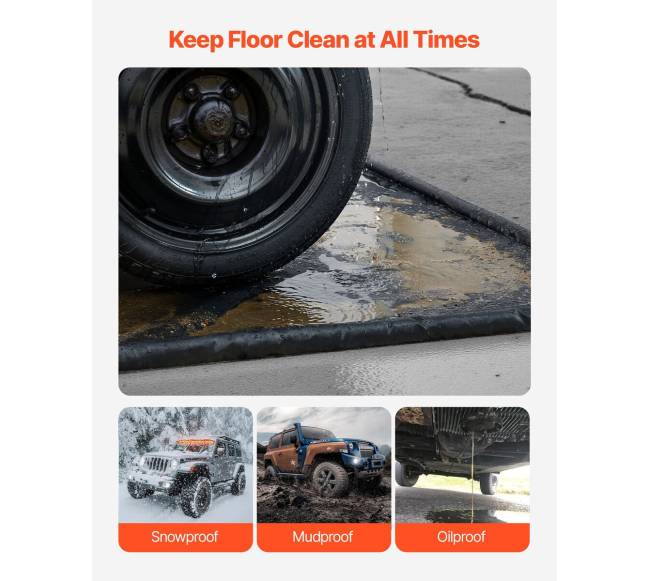 Nepraleidžiantis kilimėlis automobiliams 2.6 x 6.1 m2