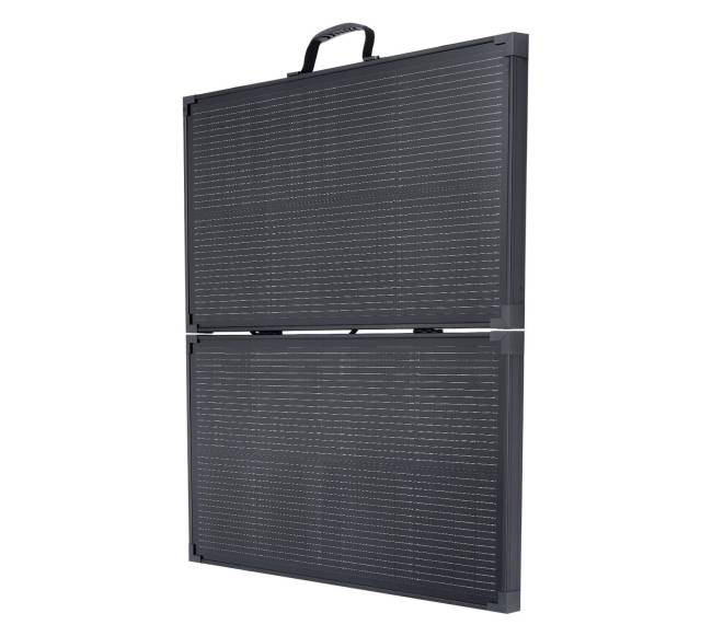 Sulankstomas 100W saulės panelis su rėmu9